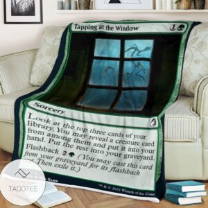 Mid 201 Tapping At The Window Mtg Game Magic The Gathering Blanket