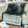 Mid 206 Unnatural Growth Mtg Game Magic The Gathering Blanket