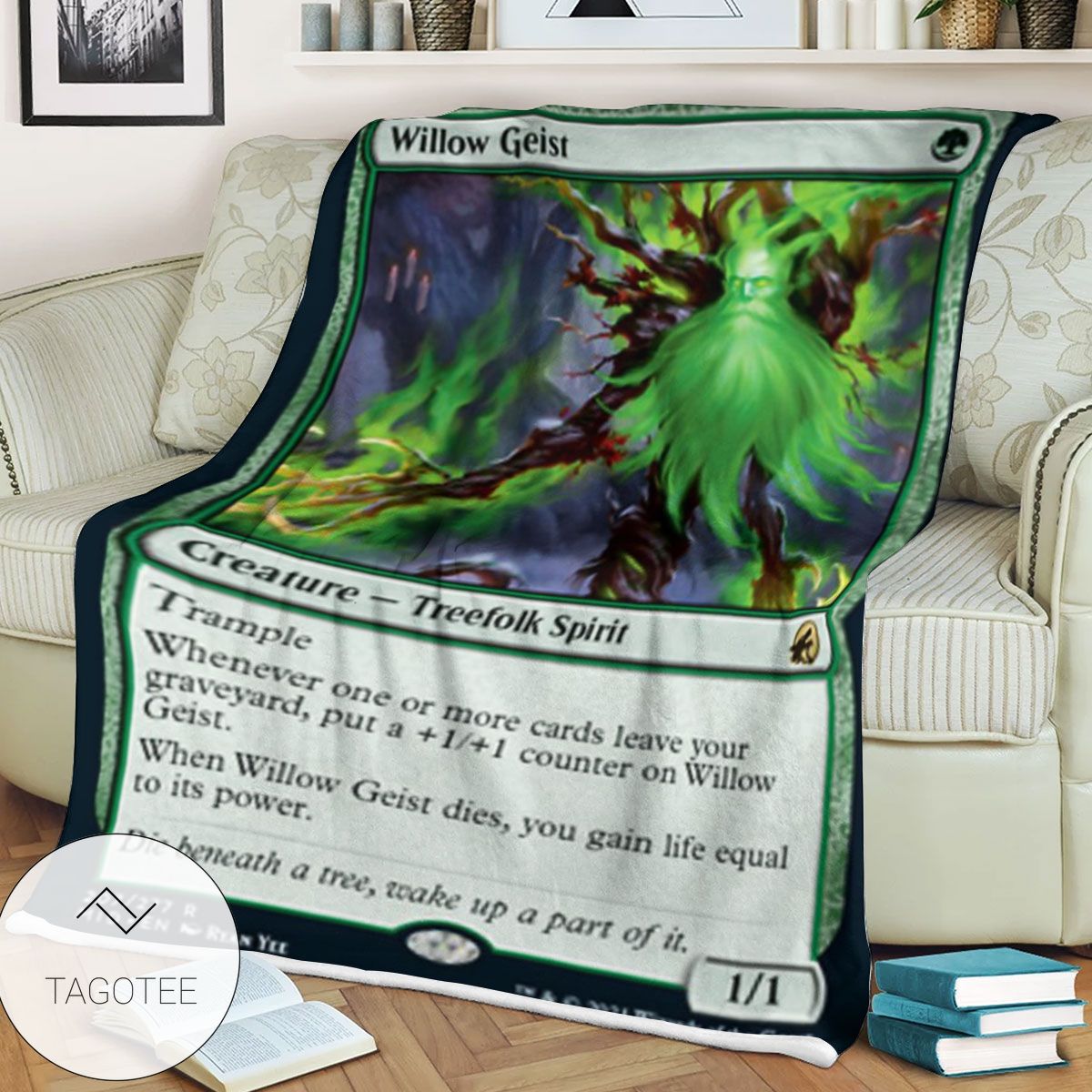 Mid 207 Willow Geist Mtg Game Magic The Gathering Blanket Mid 207 Willow Geist Mtg Game Magic The Gathering Blanket