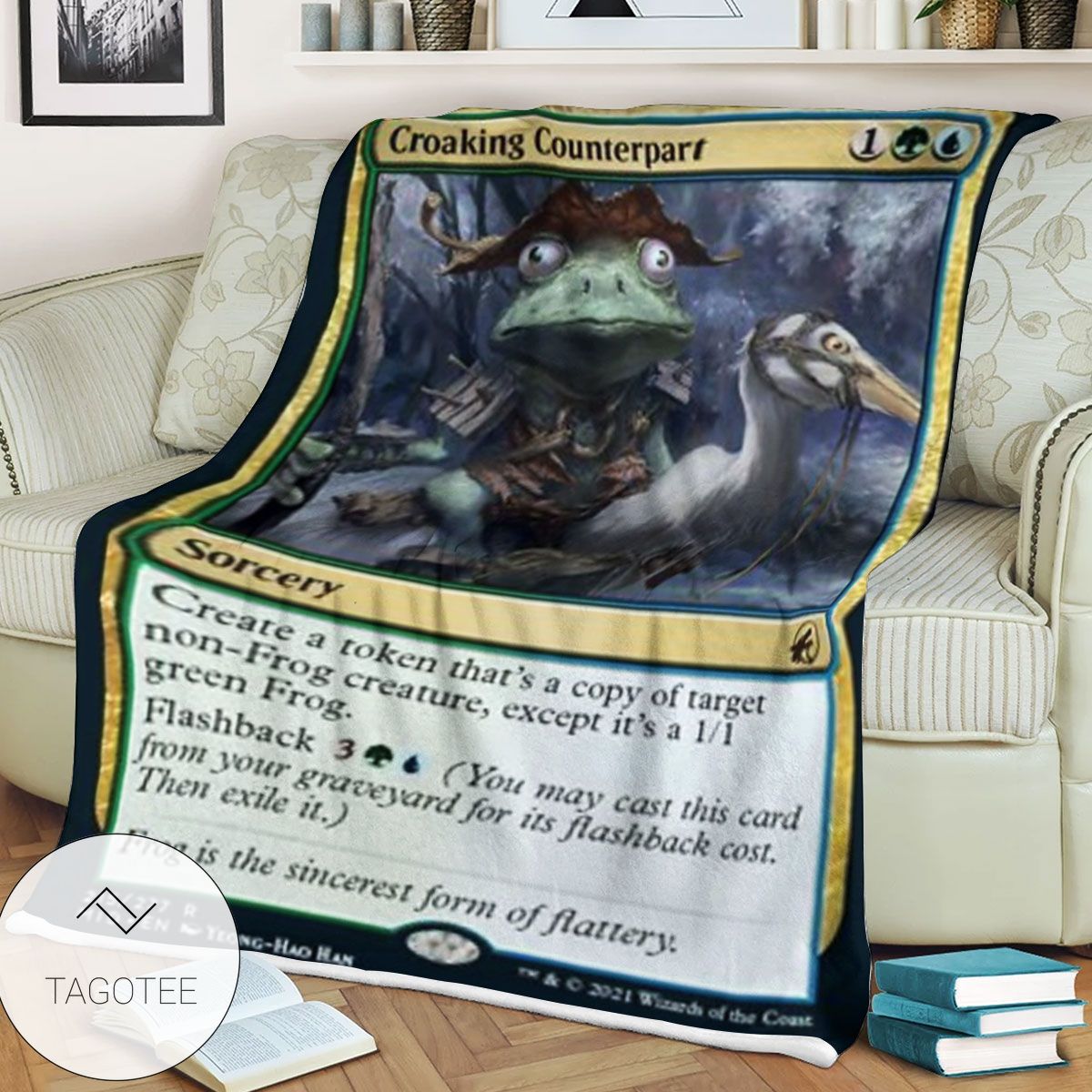 Mid 215 Croaking Counterpart Mtg Game Magic The Gathering Blanket Mid 215 Croaking Counterpart Mtg Game Magic The Gathering Blanket