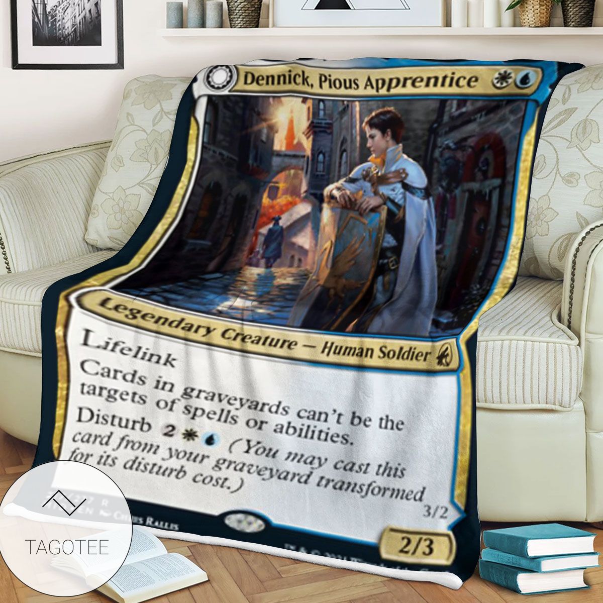 Mid 217 Dennick Pious Apprentice Mtg Game Magic The Gathering Blanket Mid 217 Dennick Pious Apprentice Mtg Game Magic The Gathering Blanket