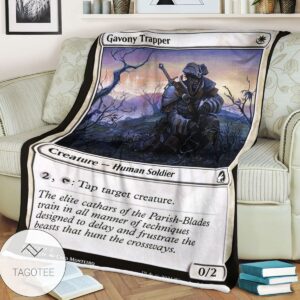 Mid 22 Gavony Trapper Mtg Game Magic The Gathering Blanket