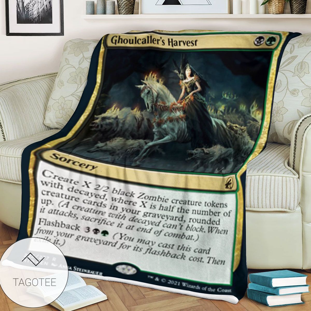 Mid 225 Ghoulcaller S Harvest Mtg Game Magic The Gathering Blanket Mid 225 Ghoulcaller S Harvest Mtg Game Magic The Gathering Blanket