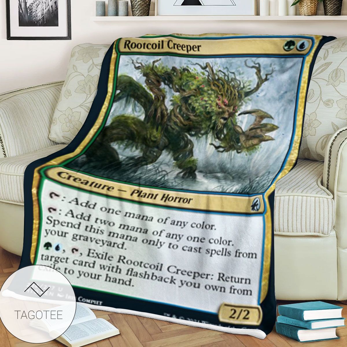 Mid 238 Rootcoil Creeper Mtg Game Magic The Gathering Blanket Mid 238 Rootcoil Creeper Mtg Game Magic The Gathering Blanket