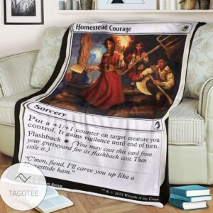 Mid 24 Homestead Courage Mtg Game Magic The Gathering Blanket