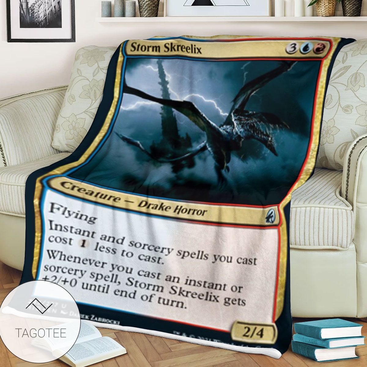 Mid 243 Storm Skreelix Mtg Game Magic The Gathering Blanket Mid 243 Storm Skreelix Mtg Game Magic The Gathering Blanket