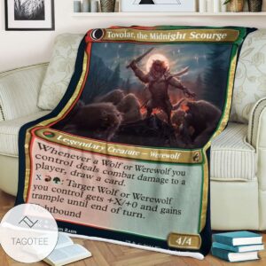 Mid 246 Tovolar The Midnight Scourge Mtg Game Magic The Gathering Blanket