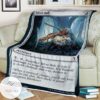 Mid 258 Silver Bolt Mtg Game Magic The Gathering Blanket