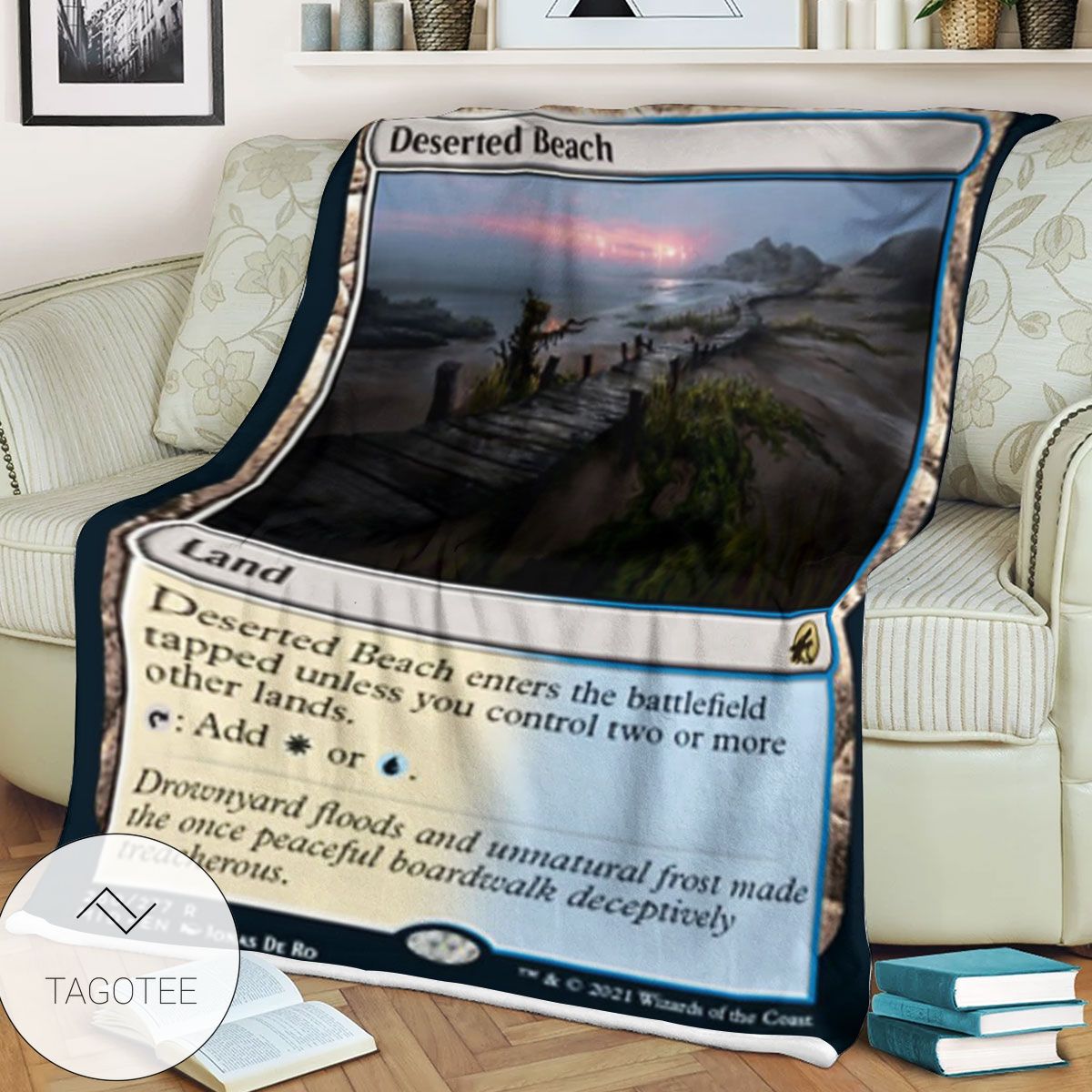 Mid 260 Deserted Beach Mtg Game Magic The Gathering Blanket Mid 260 Deserted Beach Mtg Game Magic The Gathering Blanket