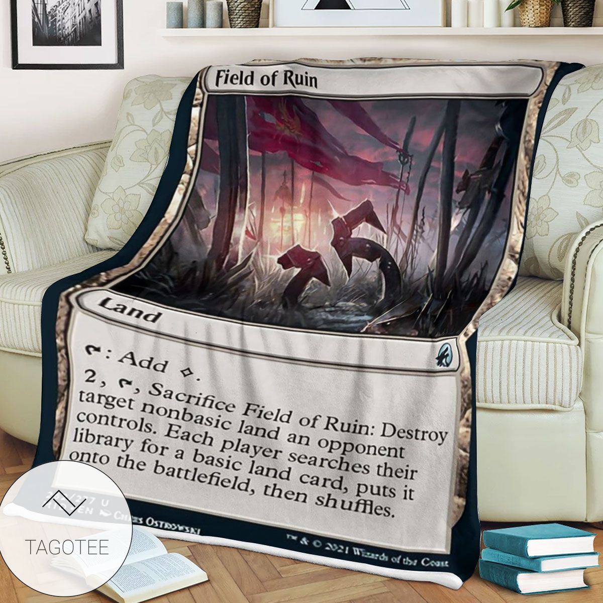 Mid 262 Field Of Ruin Mtg Game Magic The Gathering Blanket Mid 262 Field Of Ruin Mtg Game Magic The Gathering Blanket