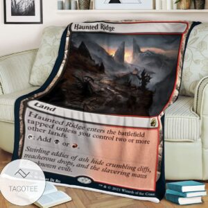 Mid 263 Haunted Ridge Mtg Game Magic The Gathering Blanket