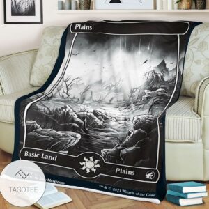 Mid 269 Plains Mtg Game Magic The Gathering Blanket