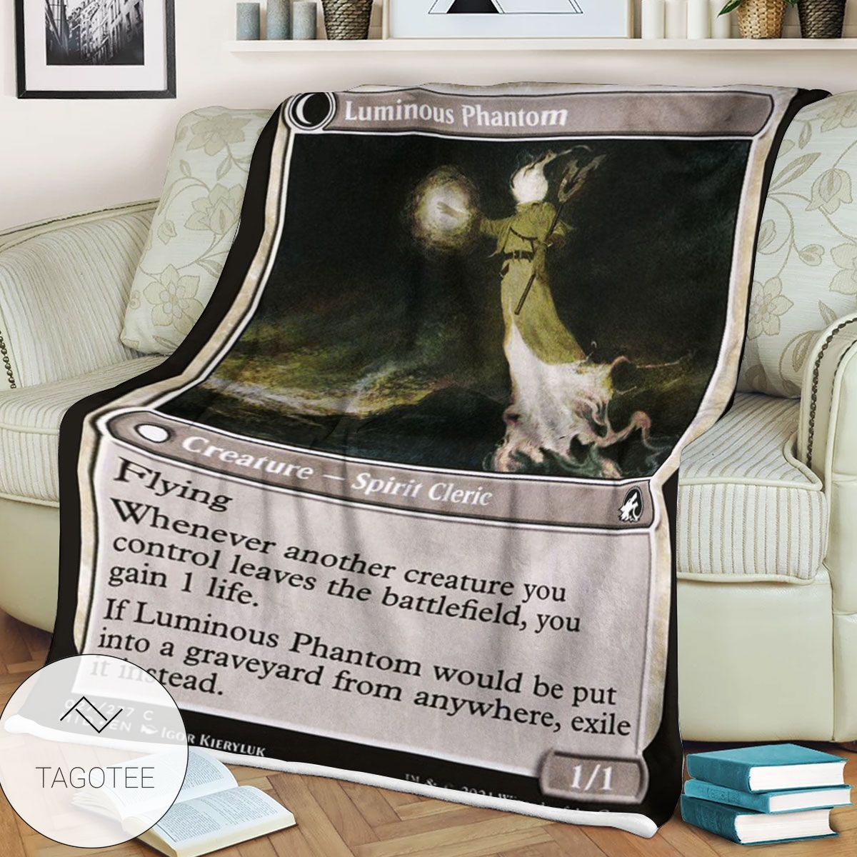 Mid 27 Luminous Phantom Mtg Game Magic The Gathering Blanket Mid 27 Luminous Phantom Mtg Game Magic The Gathering Blanket