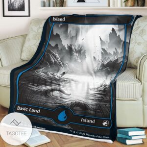 Mid 271 Island Mtg Game Magic The Gathering Blanket