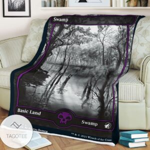 Mid 272 Swamp Mtg Game Magic The Gathering Blanket