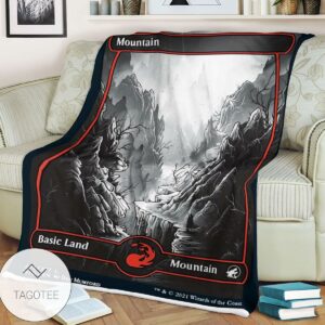 Mid 275 Mountain Mtg Game Magic The Gathering Blanket