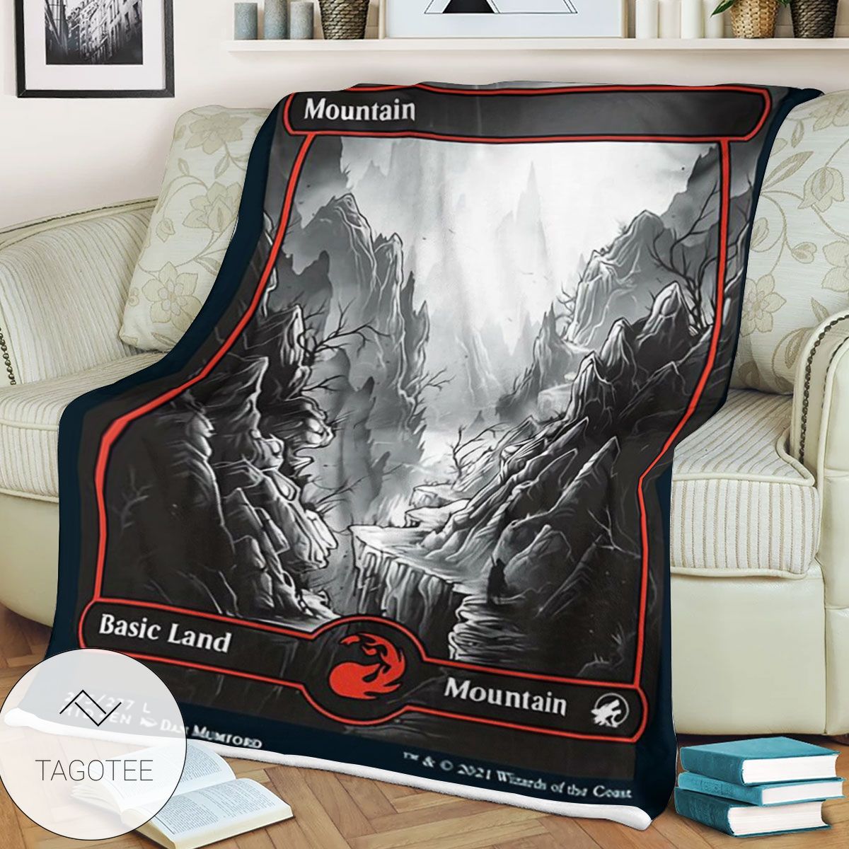 Mid 275 Mountain Mtg Game Magic The Gathering Blanket Mid 275 Mountain Mtg Game Magic The Gathering Blanket