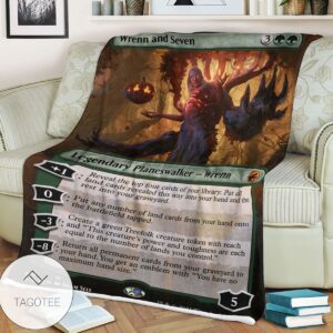 Mid 278 Wrenn And Seven Mtg Game Magic The Gathering Blanket
