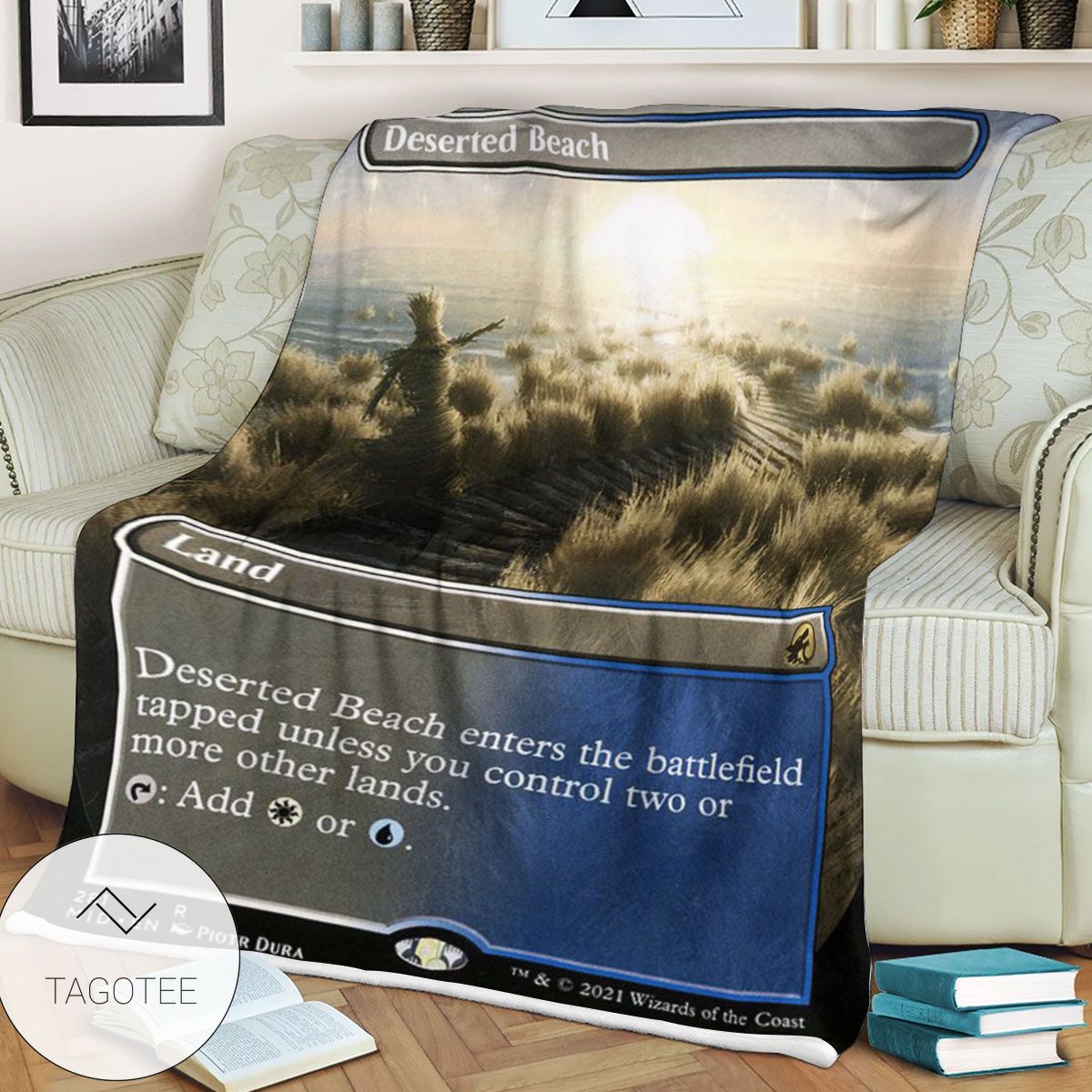 Mid 281 Deserted Beach Mtg Game Magic The Gathering Blanket Mid 281 Deserted Beach Mtg Game Magic The Gathering Blanket
