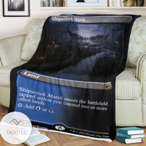 Mid 285 Shipwreck Marsh Mtg Game Magic The Gathering Blanket