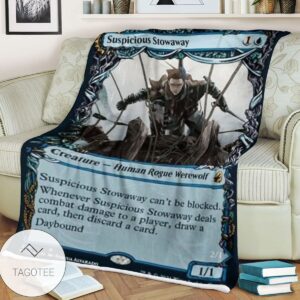 Mid 288 Suspicious Stowaway Mtg Game Magic The Gathering Blanket
