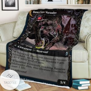 Mid 289 Baneclaw Marauder Mtg Game Magic The Gathering Blanket