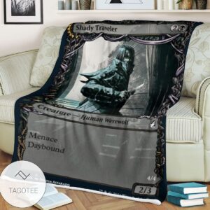 Mid 291 Shady Traveler Mtg Game Magic The Gathering Blanket