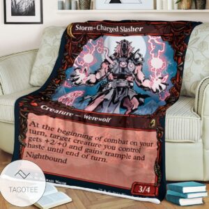 Mid 294 Spellrune Howler Mtg Game Magic The Gathering Blanket