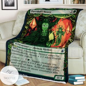 Mid 300 Dawnhart Mentor Mtg Game Magic The Gathering Blanket