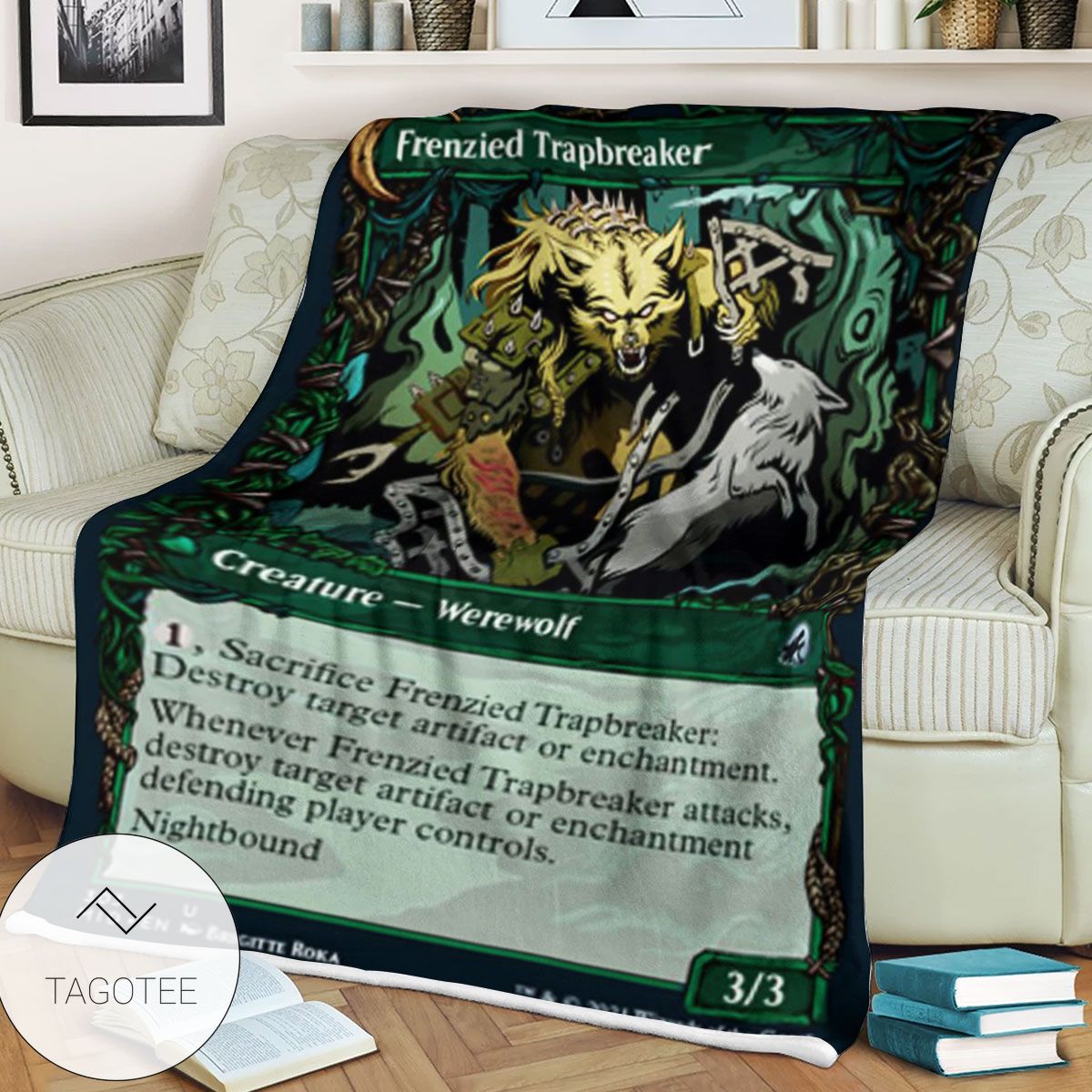 Mid 303 Frenzied Trapbreaker Mtg Game Magic The Gathering Blanket Mid 303 Frenzied Trapbreaker Mtg Game Magic The Gathering Blanket