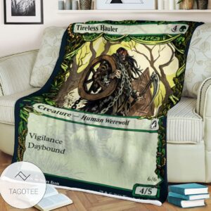 Mid 305 Tireless Hauler Mtg Game Magic The Gathering Blanket