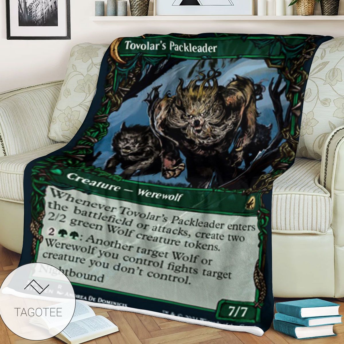 Mid 306 Tovolar S Packleader Mtg Game Magic The Gathering Blanket Mid 306 Tovolar S Packleader Mtg Game Magic The Gathering Blanket
