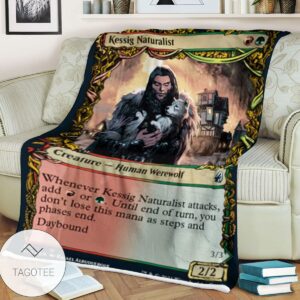 Mid 310 Kessig Naturalist Mtg Game Magic The Gathering Blanket