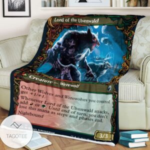 Mid 310 Lord Of The Ulvenwald Mtg Game Magic The Gathering Blanket