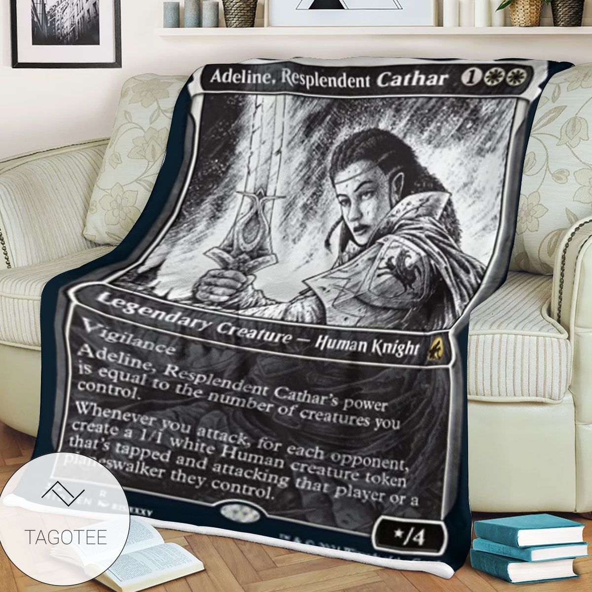 Mid 312 Adeline Resplendent Cathar Mtg Game Magic The Gathering Blanket Mid 312 Adeline Resplendent Cathar Mtg Game Magic The Gathering Blanket