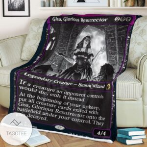 Mid 314 Gisa Glorious Resurrector Mtg Game Magic The Gathering Blanket