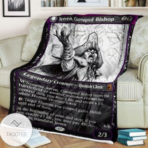 Mid 316 Jerren Corrupted Bishop Mtg Game Magic The Gathering Blanket