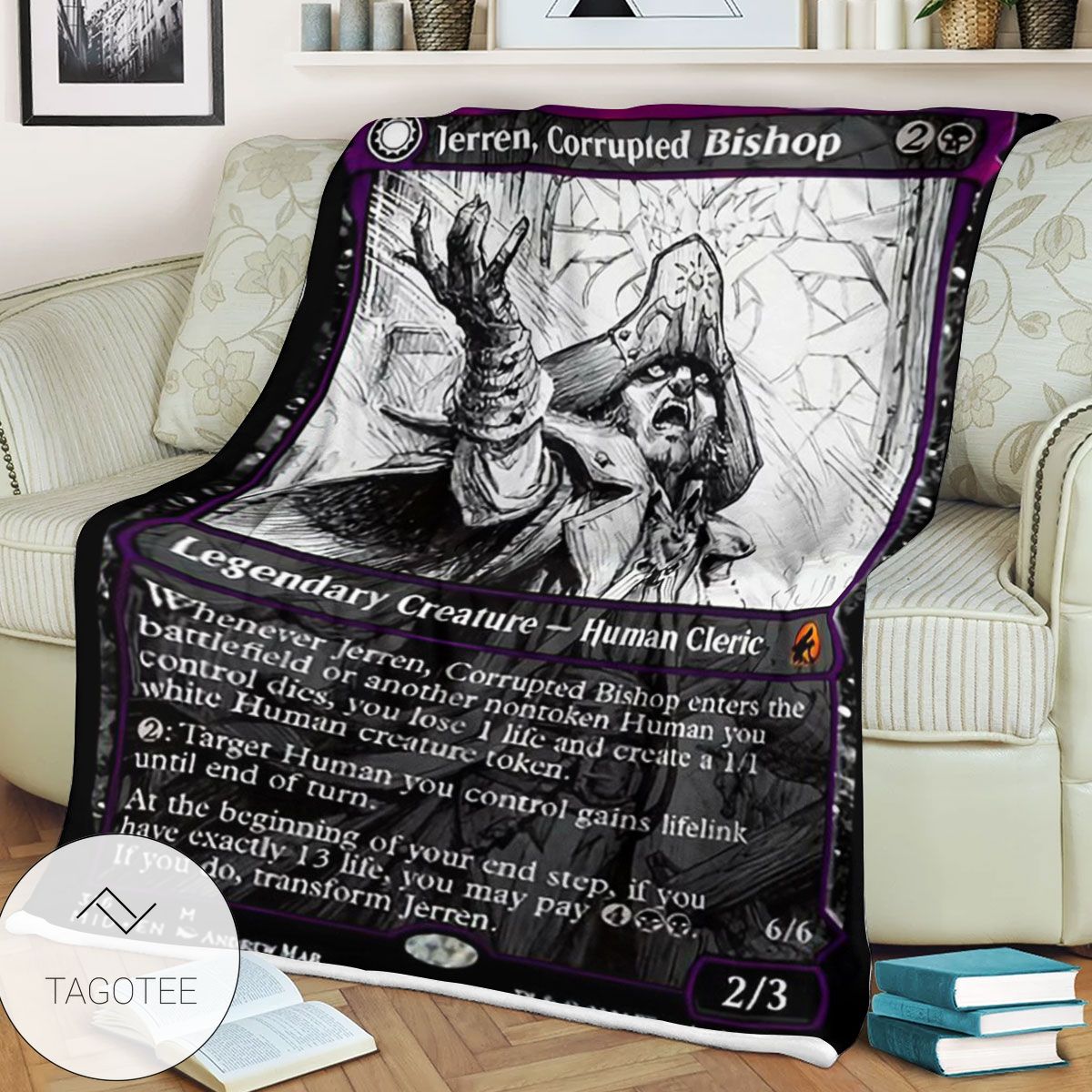 Mid 316 Jerren Corrupted Bishop Mtg Game Magic The Gathering Blanket Mid 316 Jerren Corrupted Bishop Mtg Game Magic The Gathering Blanket