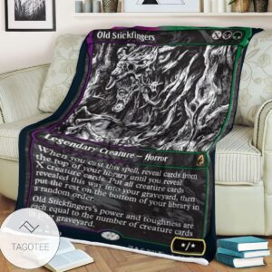 Mid 321 Old Stickfingers Mtg Game Magic The Gathering Blanket