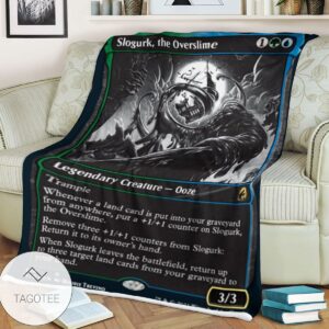 Mid 324 Solgurk The Overslime Mtg Game Magic The Gathering Blanket