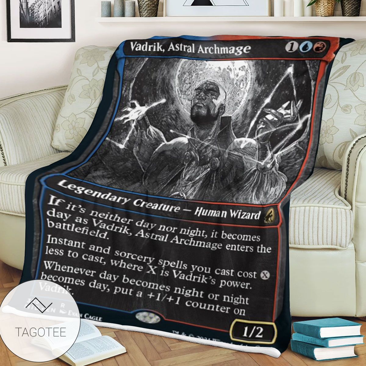 Mid 325 Vadrik Astral Archmage Mtg Game Magic The Gathering Blanket Mid 325 Vadrik Astral Archmage Mtg Game Magic The Gathering Blanket