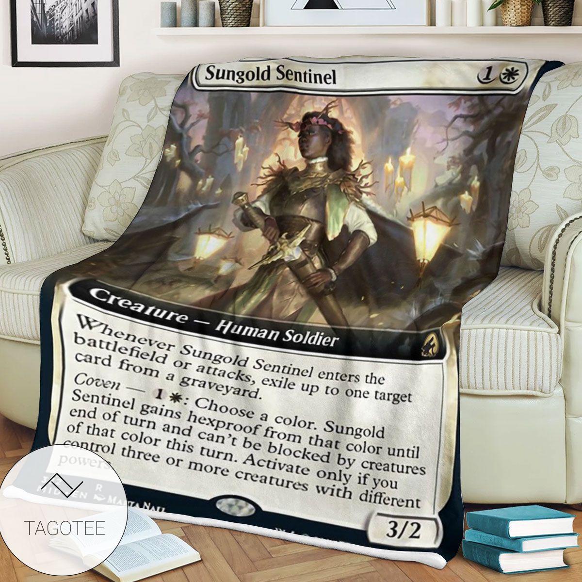 Mid 332 Sungold Sentinel Mtg Game Magic The Gathering Blanket Mid 332 Sungold Sentinel Mtg Game Magic The Gathering Blanket