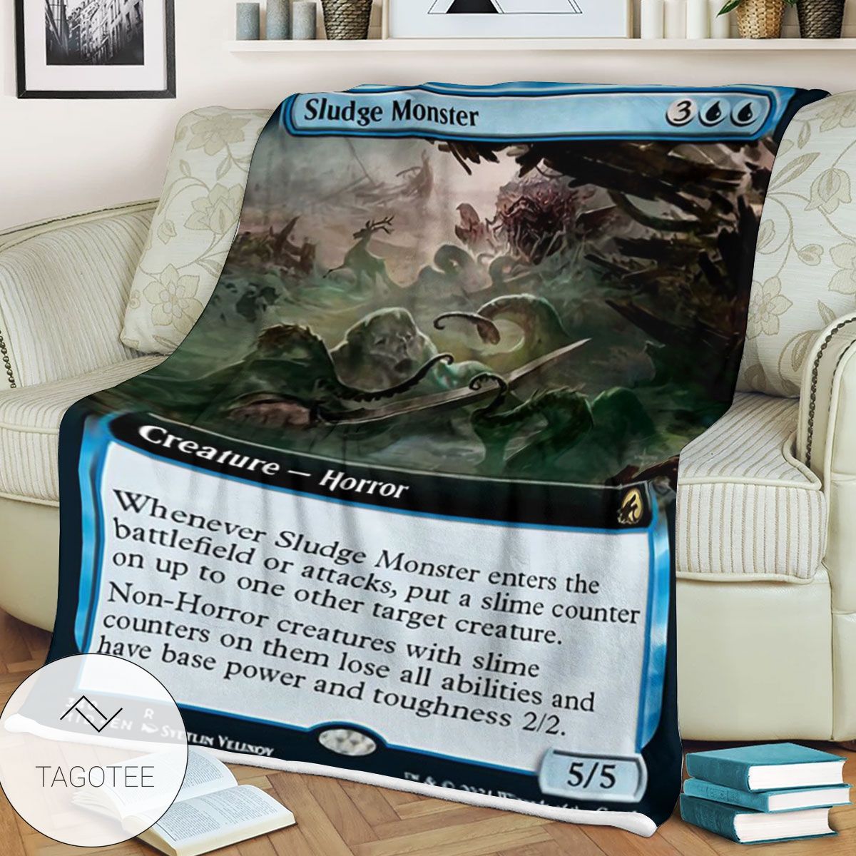 Mid 340 Sludge Monster Mtg Game Magic The Gathering Blanket Mid 340 Sludge Monster Mtg Game Magic The Gathering Blanket