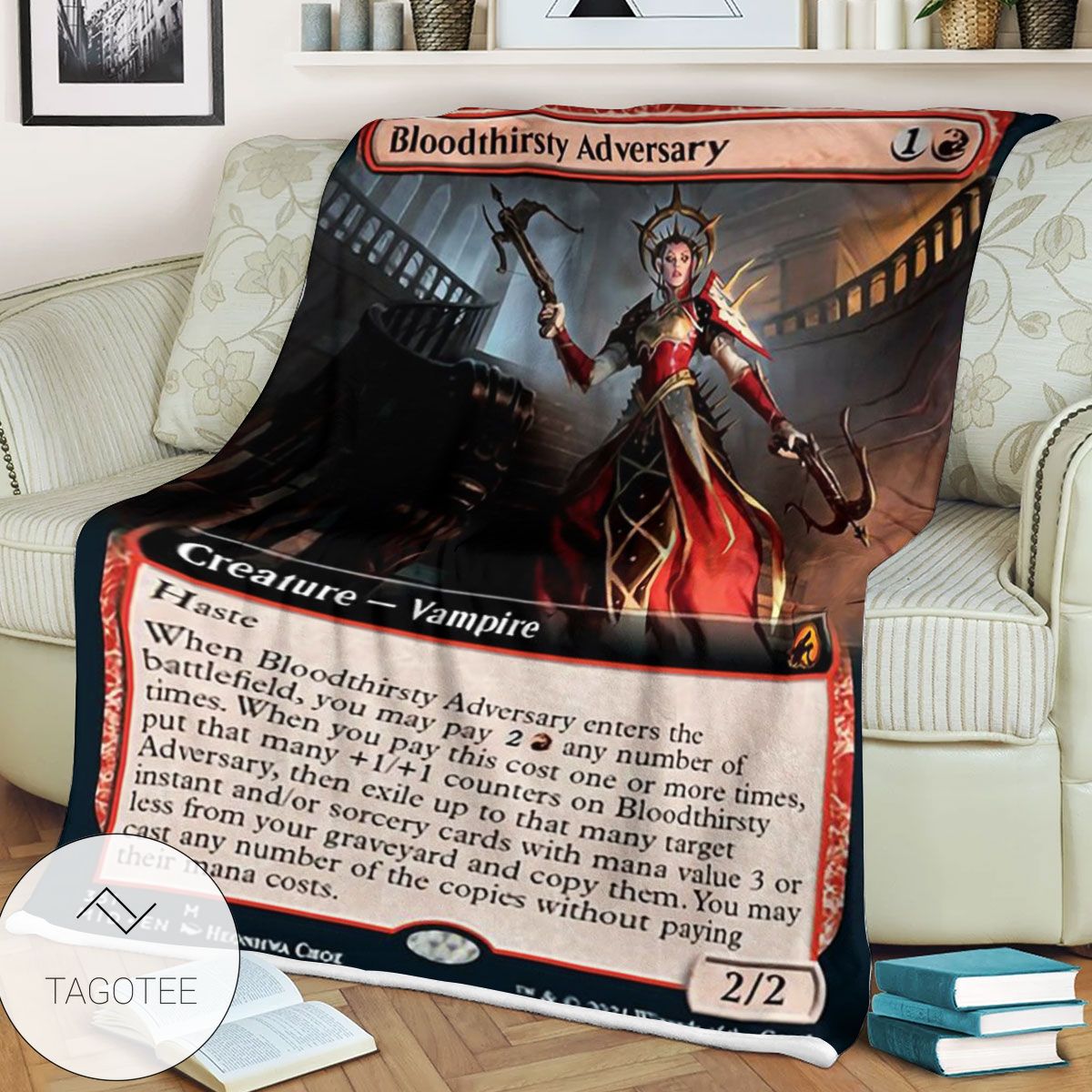 Mid 351 Bloodthirsty Adversary Mtg Game Magic The Gathering Blanket Mid 351 Bloodthirsty Adversary Mtg Game Magic The Gathering Blanket