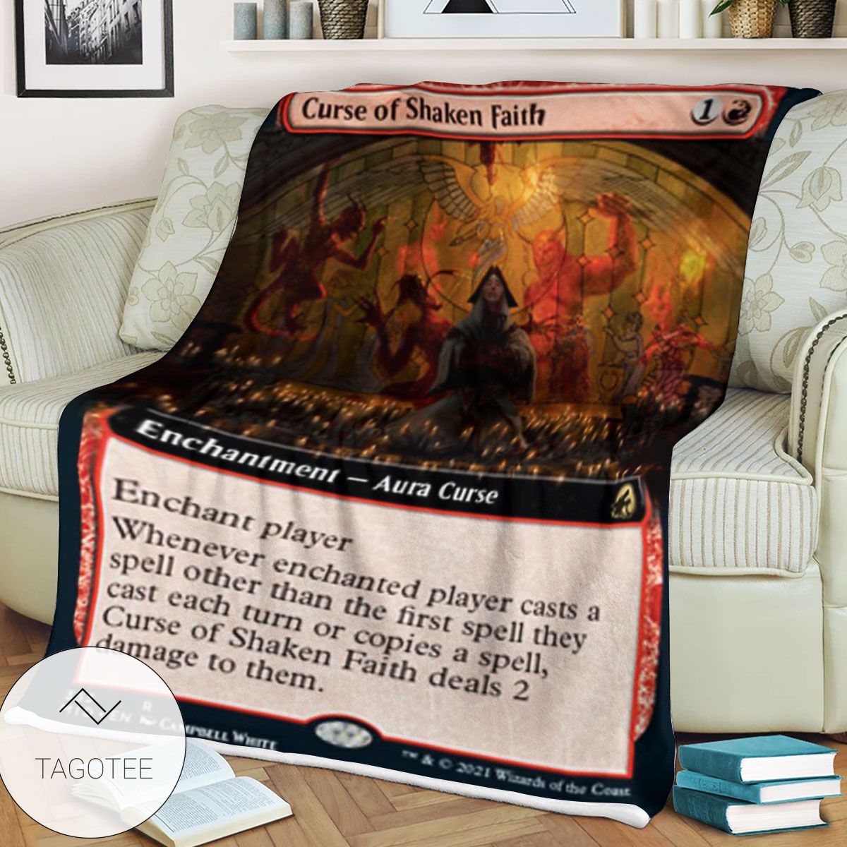 Mid 353 Curse Of Shaken Faith Mtg Game Magic The Gathering Blanket Mid 353 Curse Of Shaken Faith Mtg Game Magic The Gathering Blanket