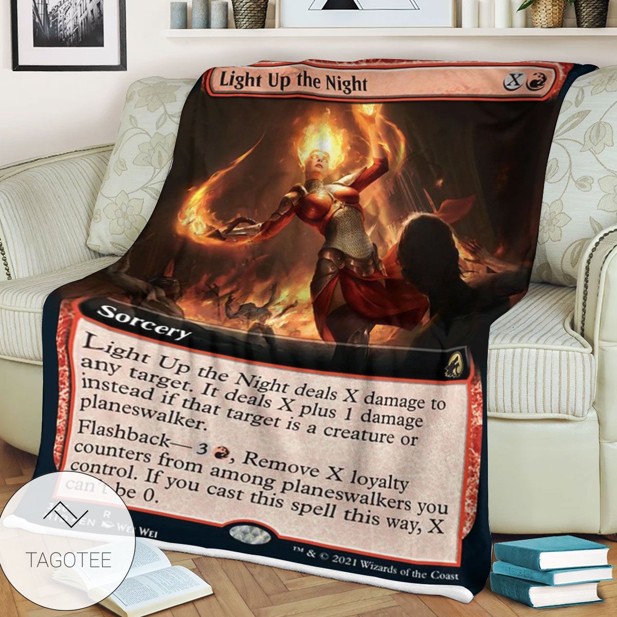 Mid 356 Light Up The Night Mtg Game Magic The Gathering Blanket Mid 356 Light Up The Night Mtg Game Magic The Gathering Blanket