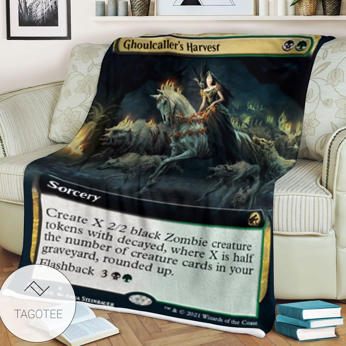 Mid 372 Ghoulcaller S Harvest Mtg Game Magic The Gathering Blanket Mid 372 Ghoulcaller S Harvest Mtg Game Magic The Gathering Blanket