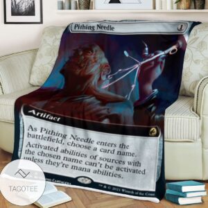 Mid 378 Pithing Needle Mtg Game Magic The Gathering Blanket