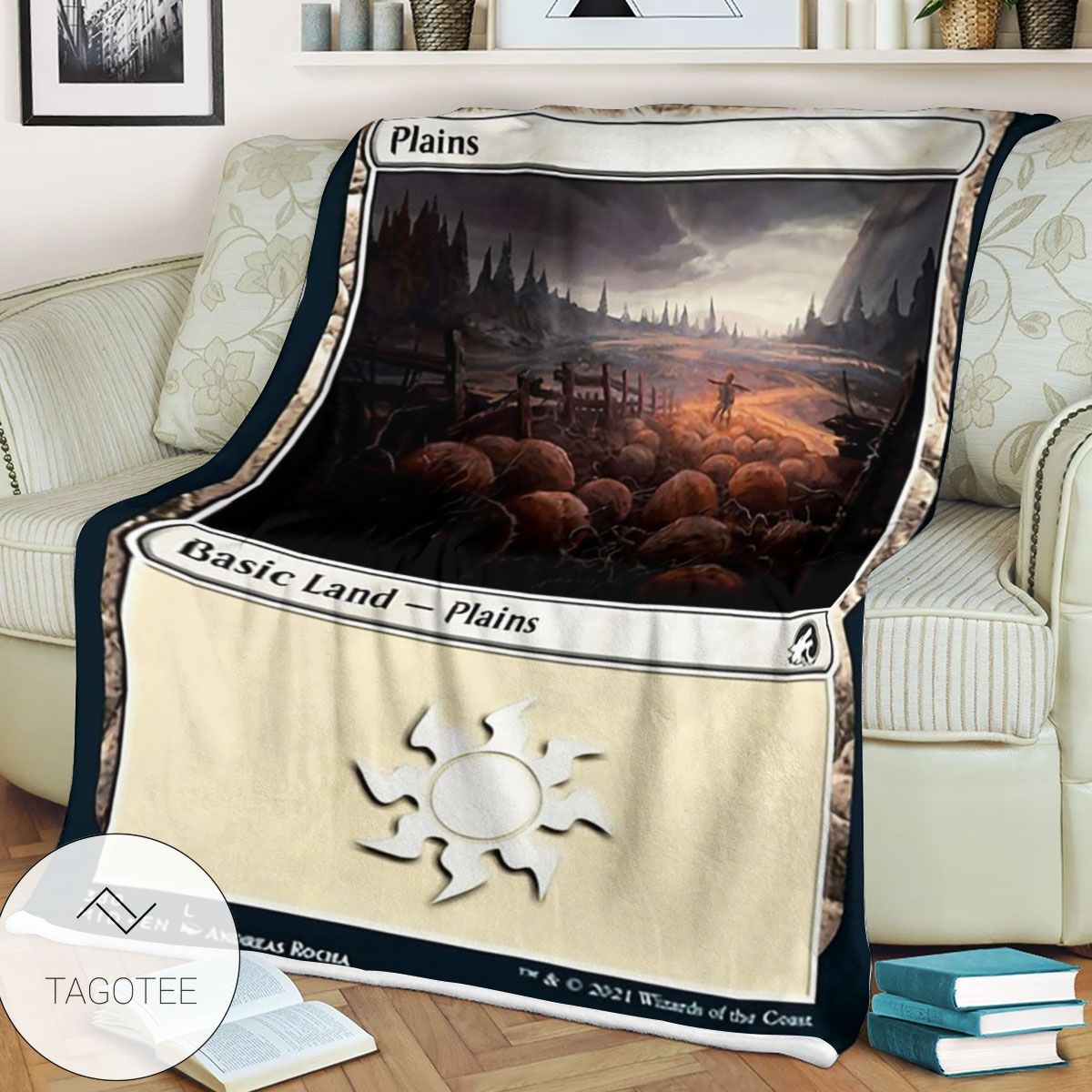 Mid 380 Plains Mtg Game Magic The Gathering Blanket Mid 380 Plains Mtg Game Magic The Gathering Blanket