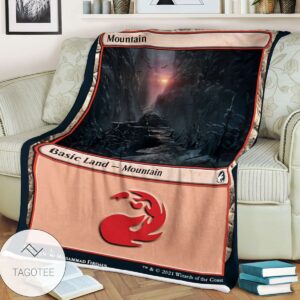 Mid 383 Mountain Mtg Game Magic The Gathering Blanket